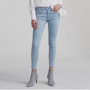 RAG & BONE CELESTE LIGHT WASH ANKLE SKINNIES FITTED SKINNY JEANS